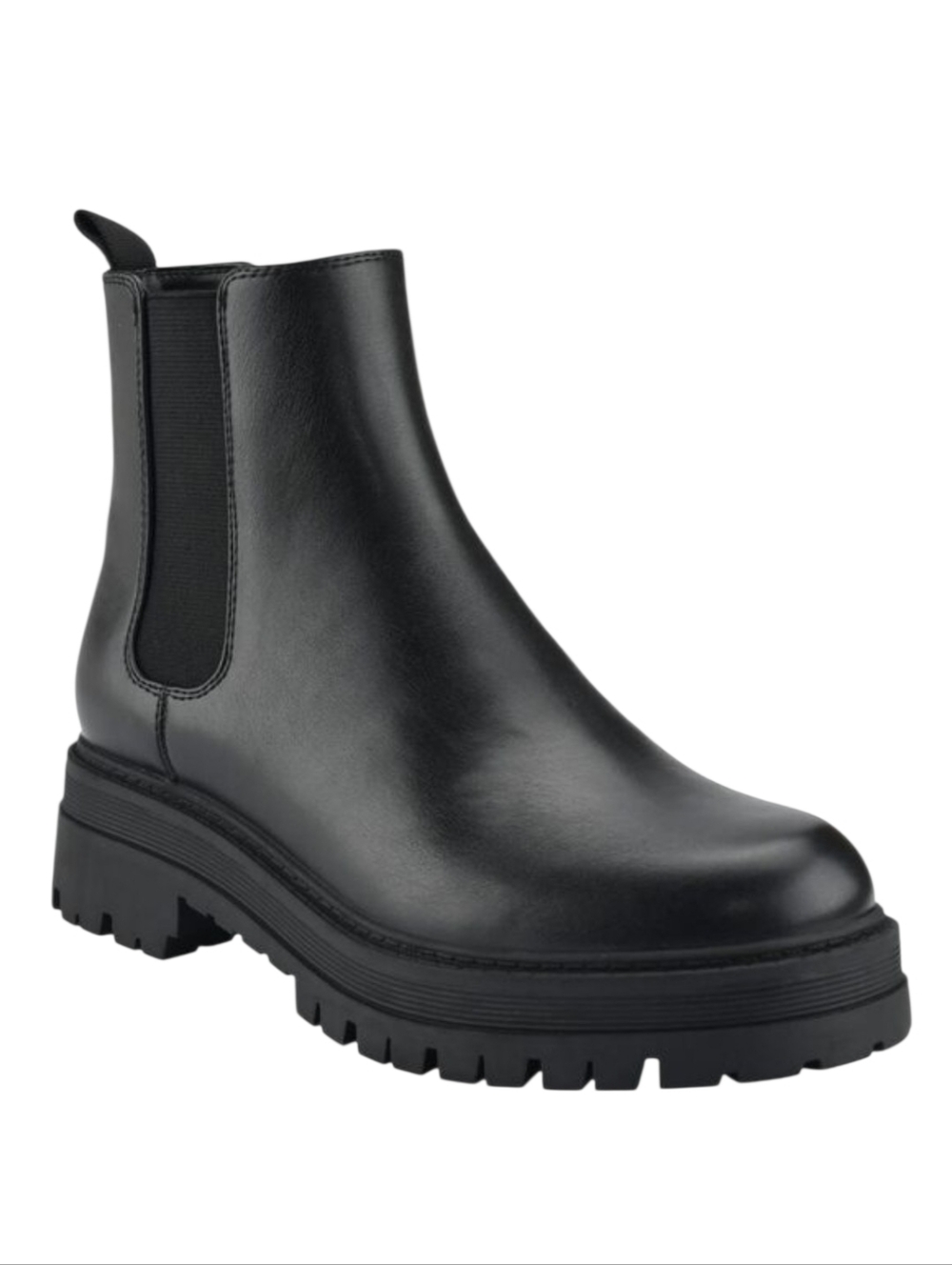 Marc Fisher Black Leather Chelsea‎ Combat Boots NWOT